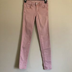 American Eagle Super Stretch Jean Pink Size 2